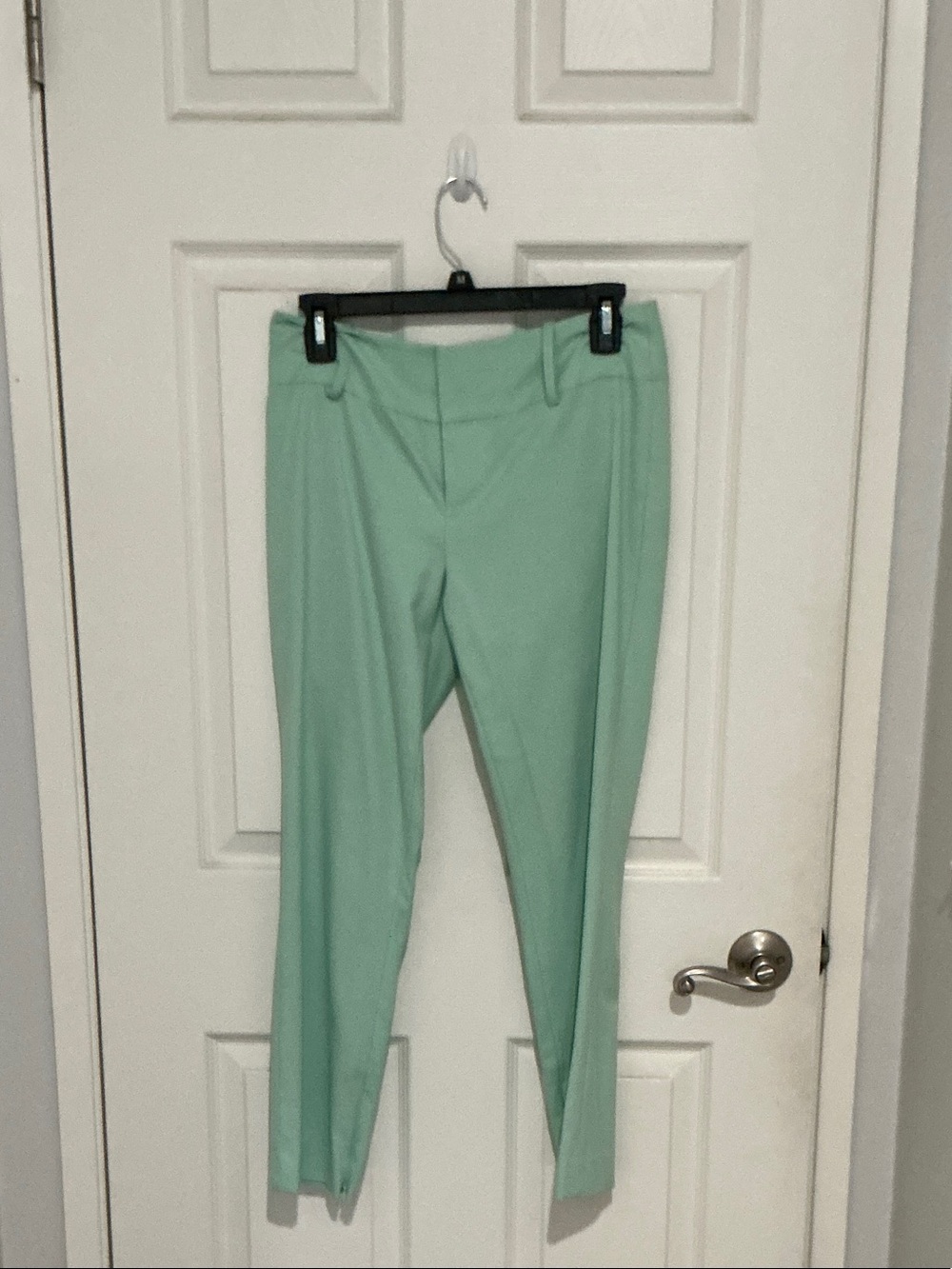 Alice + Olivia Mint Green Ponte Skinny Pants